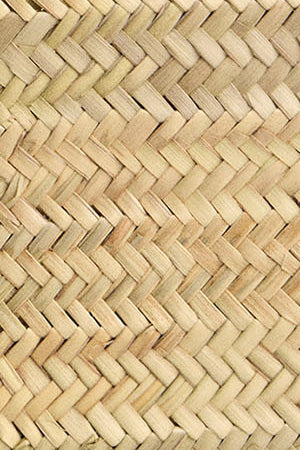 Beige small straw basket bag with Polo Club logo - Image 4