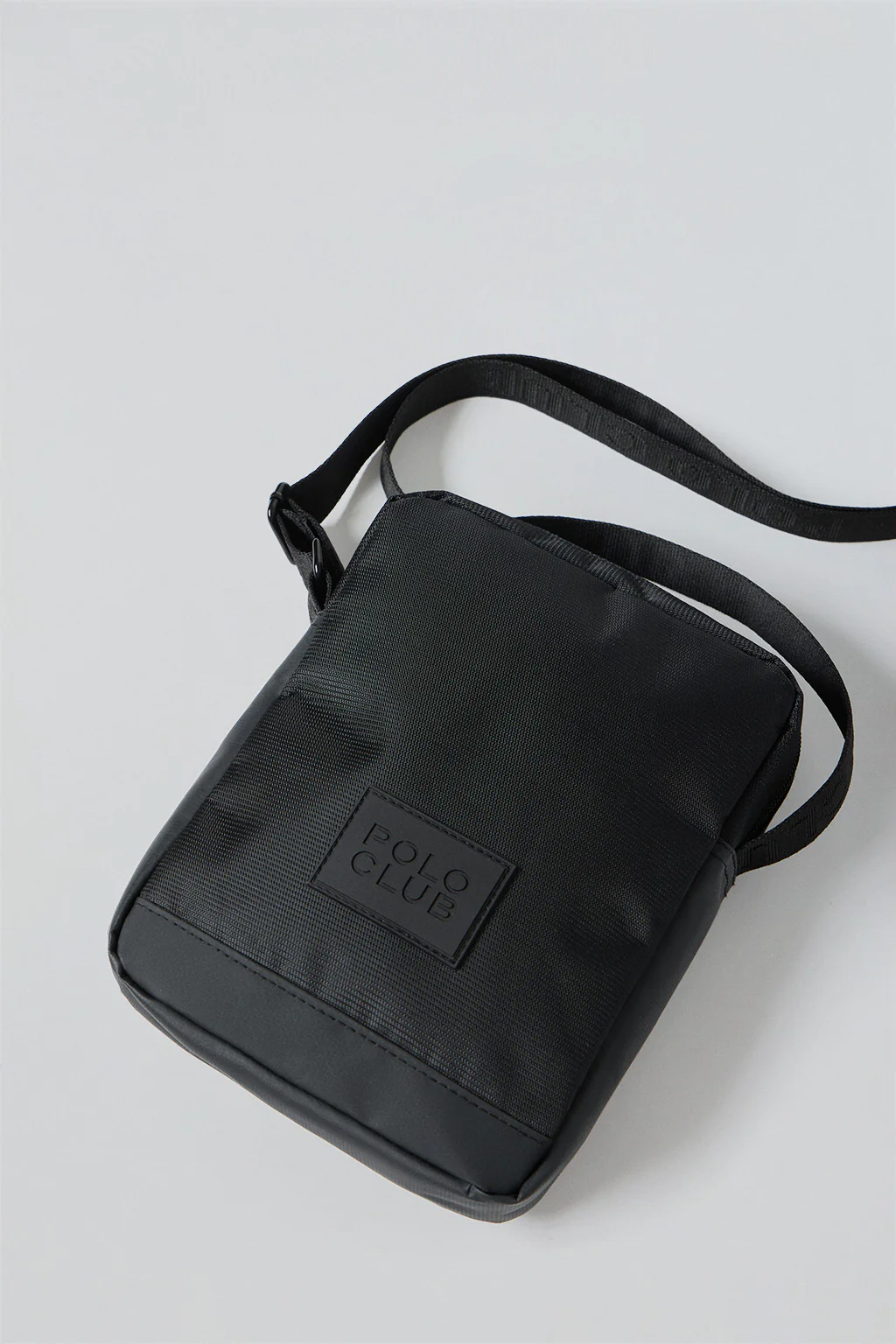 Black reporter bag Riverdale with Polo Club patch - Image 2