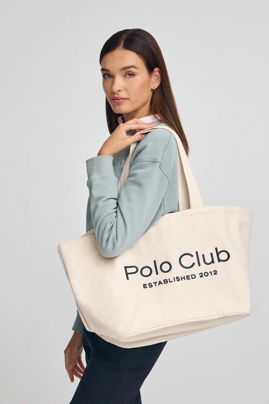 Established 2012 Polo Club shopper bag Sloane in nude - Image 2