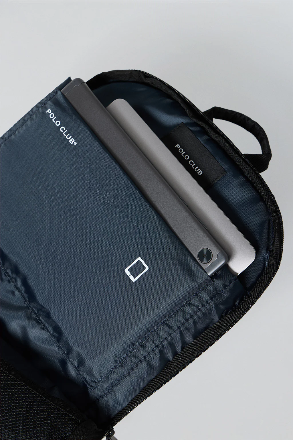 Black backpack Tribeca with Polo Club details - Image 5