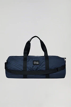 Blue light travel bag with Polo Club detail - Image 7
