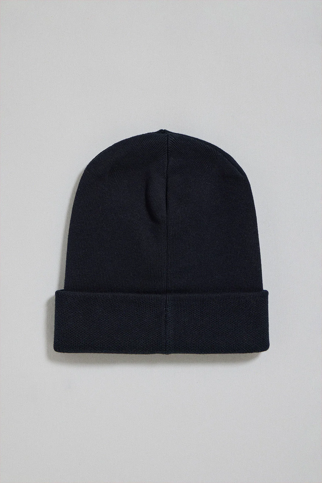 Navy blue Verth beanie with Polo Club jacquard logo - Image 3