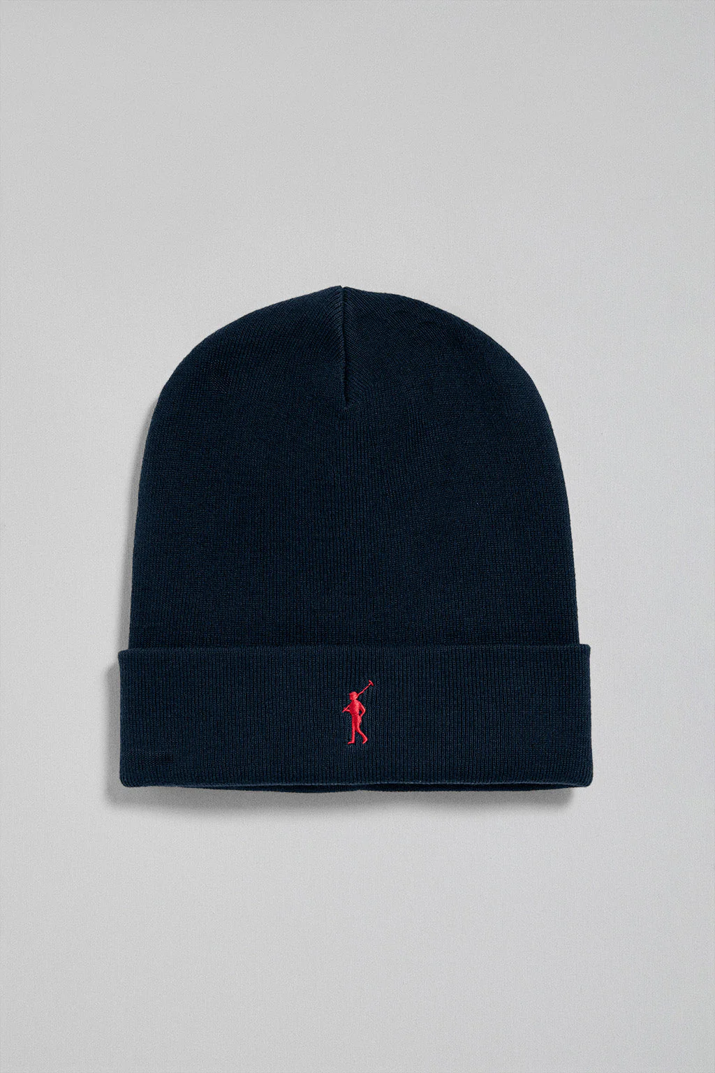 Navy Vinny beanie with embroidered logo Rigby Go - Image 4