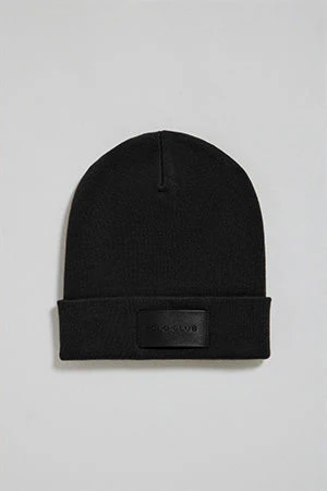 Black Vito beanie with Polo Club label detail - Image 5