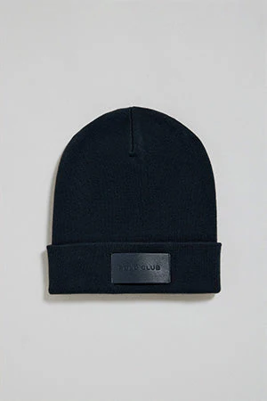 Navy Vito beanie with Polo Club label detail - Image 5