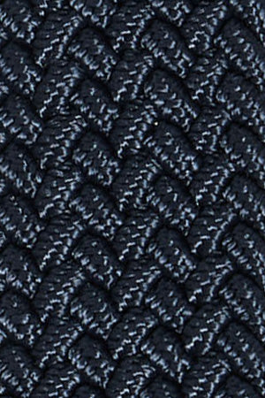 Navy-blue braided belt Baal with Polo Club details - Image 5