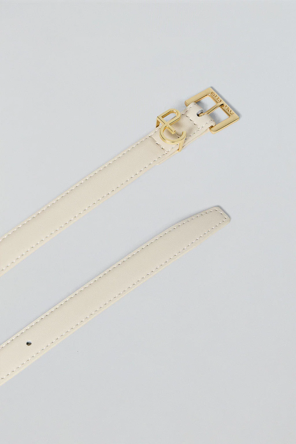 Beige belt Beth with PC monogram detail - Image 2