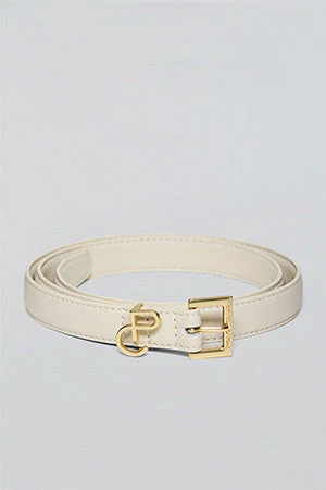 Beige belt Beth with PC monogram detail - Image 4
