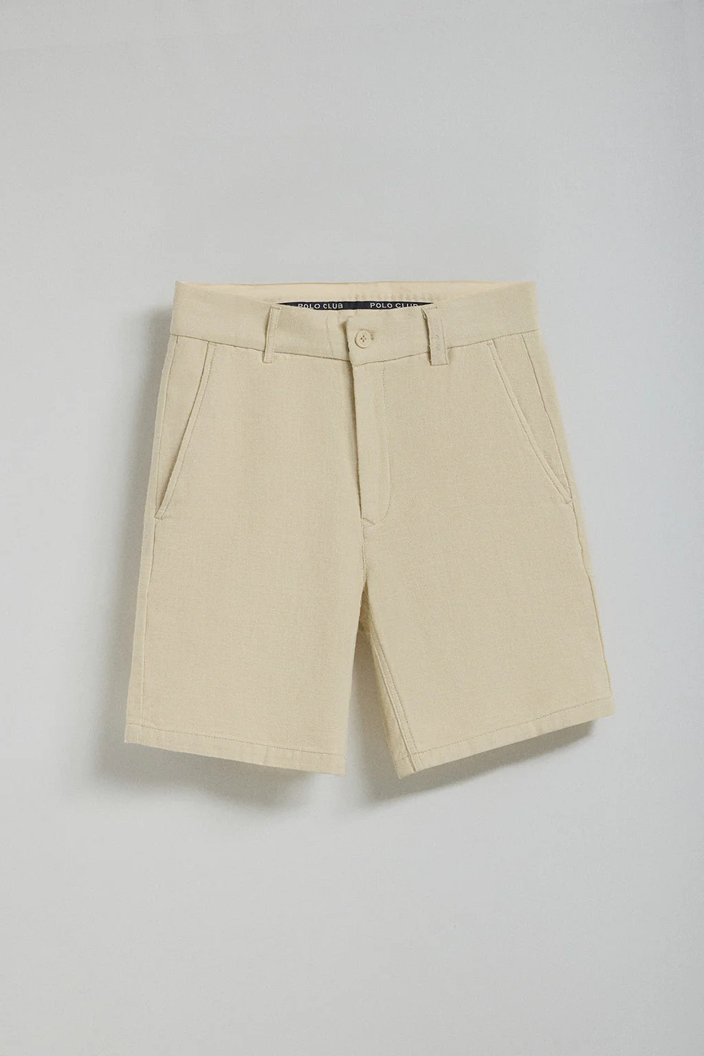 Sandy Bali shorts in linen and cotton with embroidered Polo Club details - Image 8