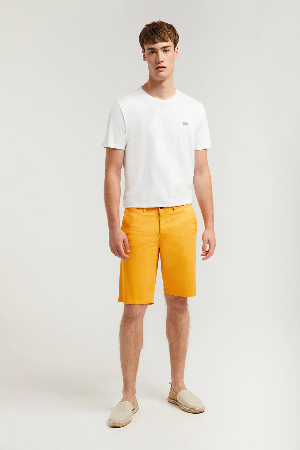 Amber relaxed bermuda shorts with embroidered logo