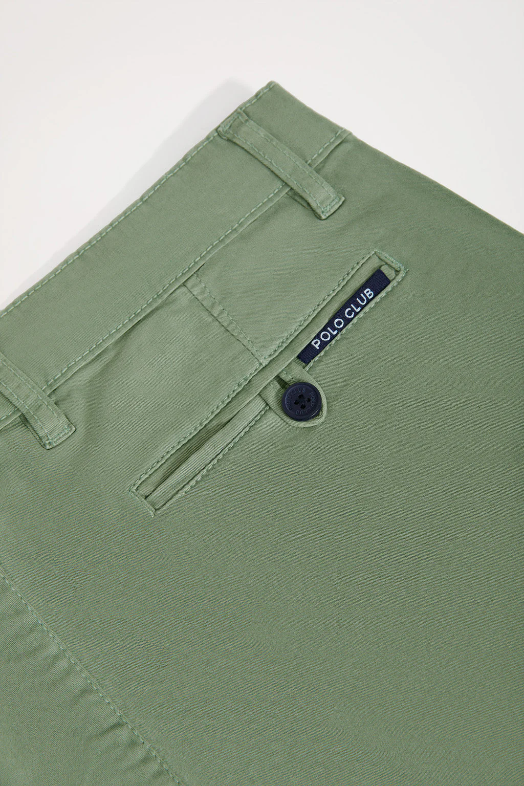 Light-green relaxed bermuda shorts with embroidered logo - Image 6