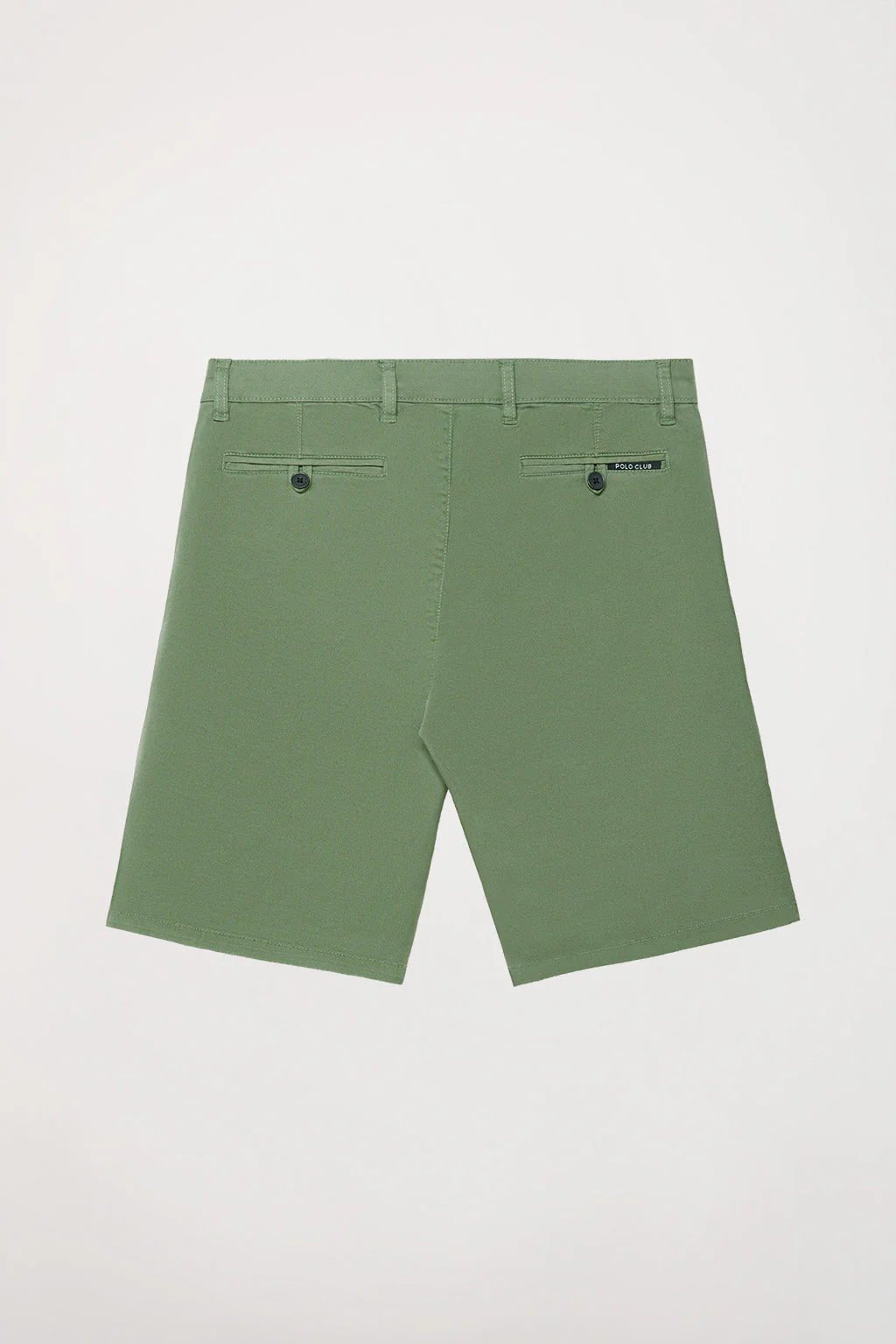 Light-green relaxed bermuda shorts with embroidered logo - Image 8