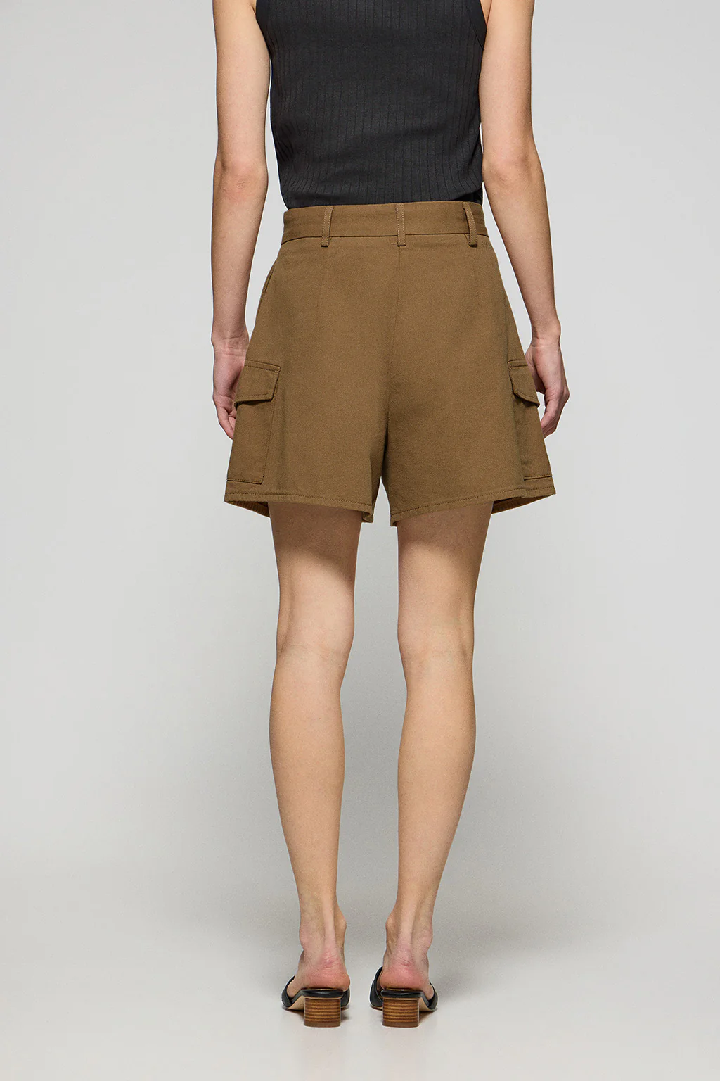 Camel twill Menfis shorts with Polo Club details - Image 5