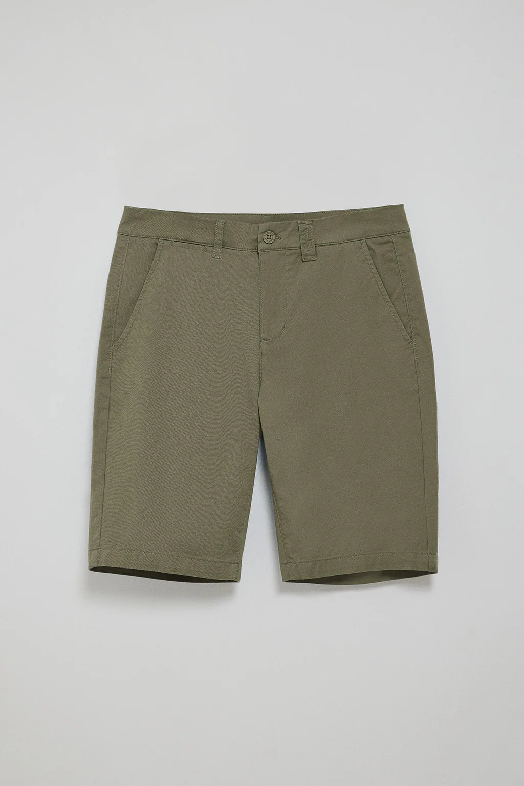 Khaki relaxed bermuda shorts with Polo Club details - Image 8