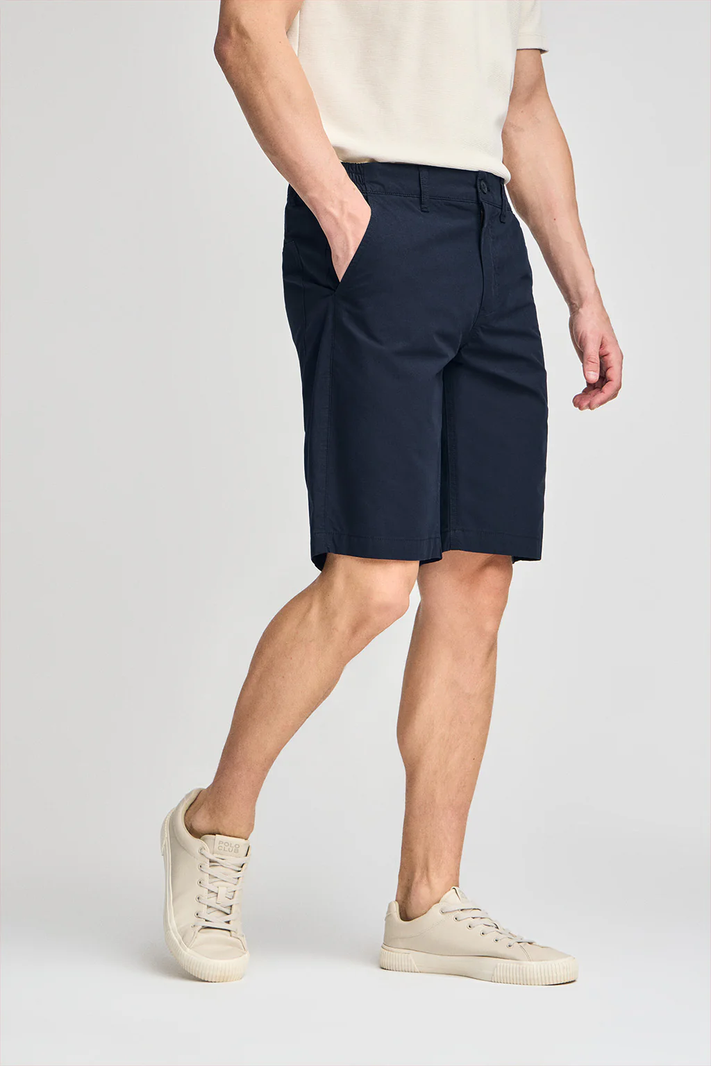 Navy-blue bermuda shorts San Diego with Polo Club details - Image 3