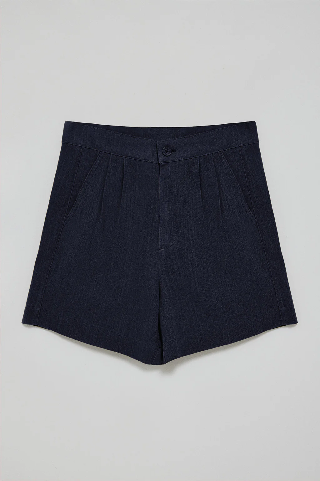 Navy-blue shorts Soller in linen and cotton with Polo Club detail - Image 9