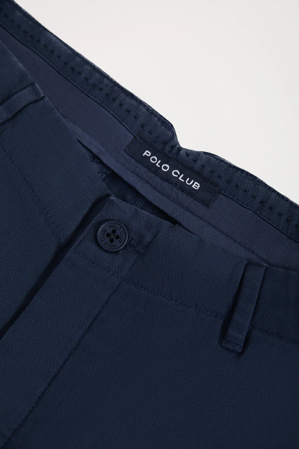 Navy-blue cargo shorts with embroidered logo - Image 6