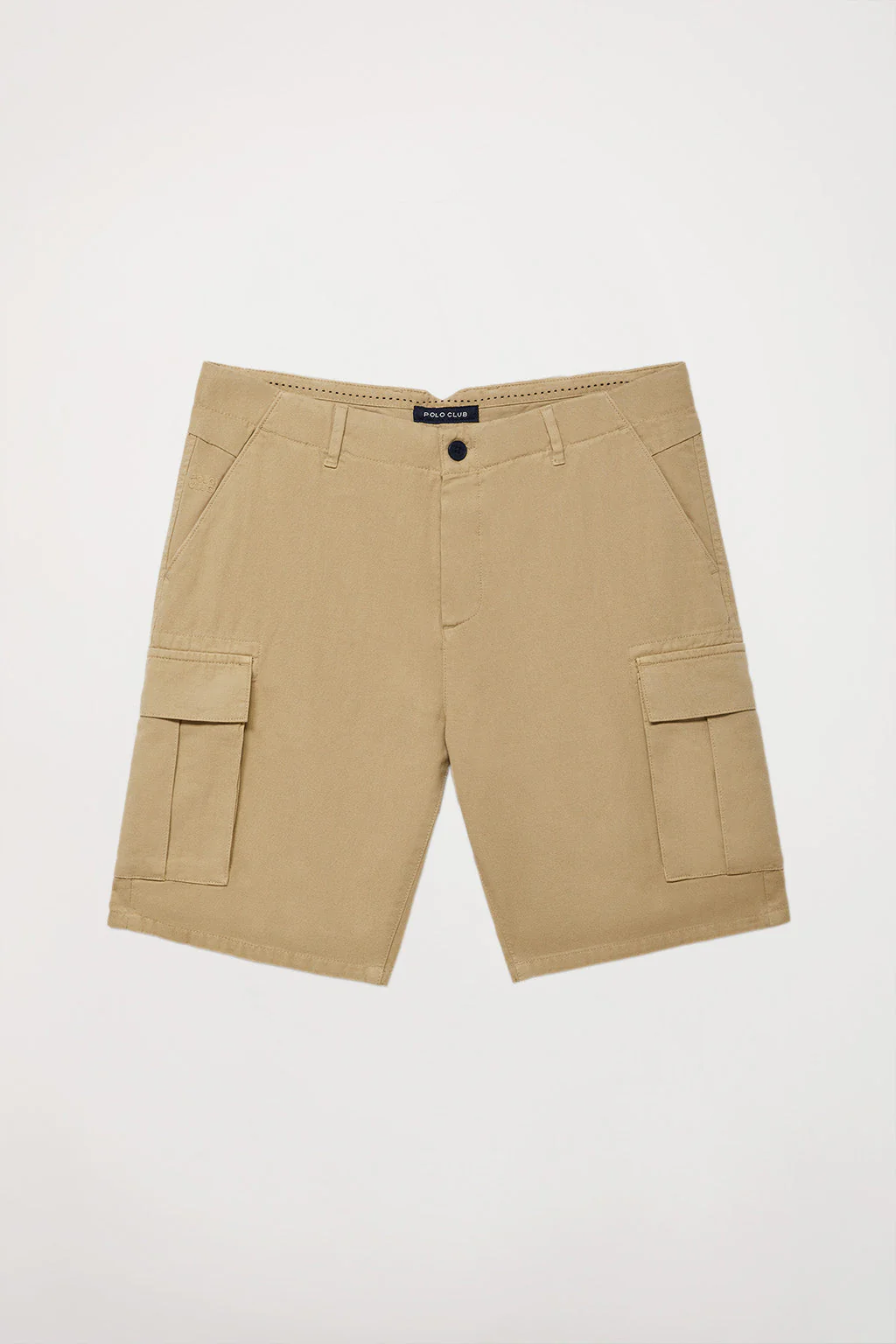 Sandy cargo shorts with embroidered logo - Image 10