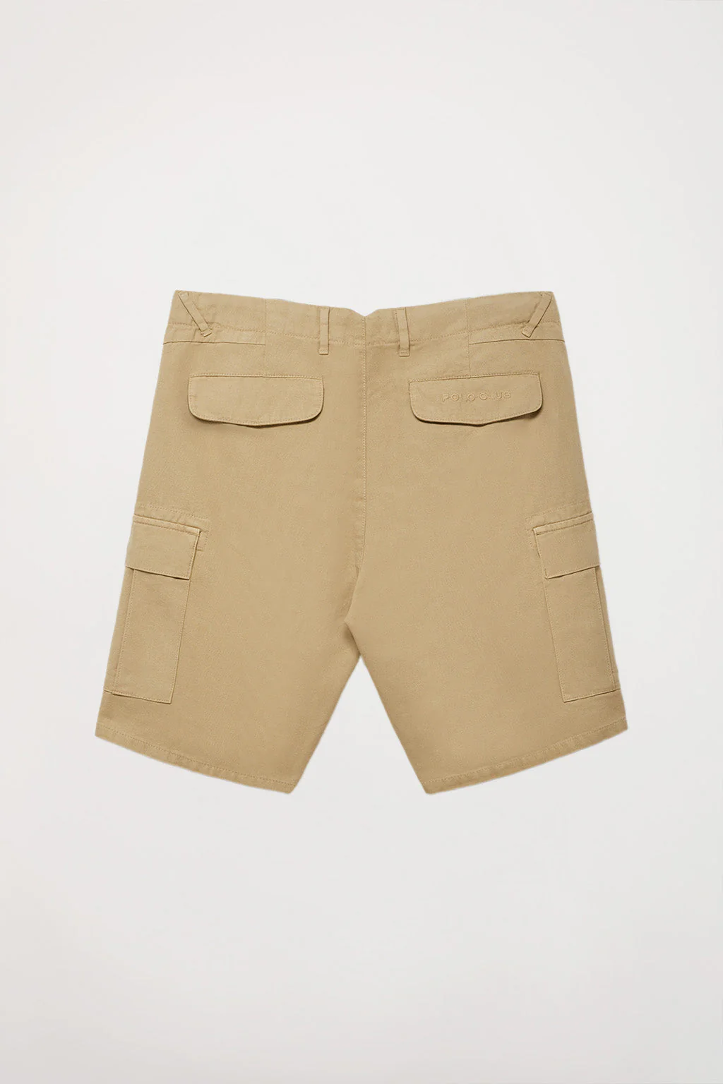 Sandy cargo shorts with embroidered logo - Image 8