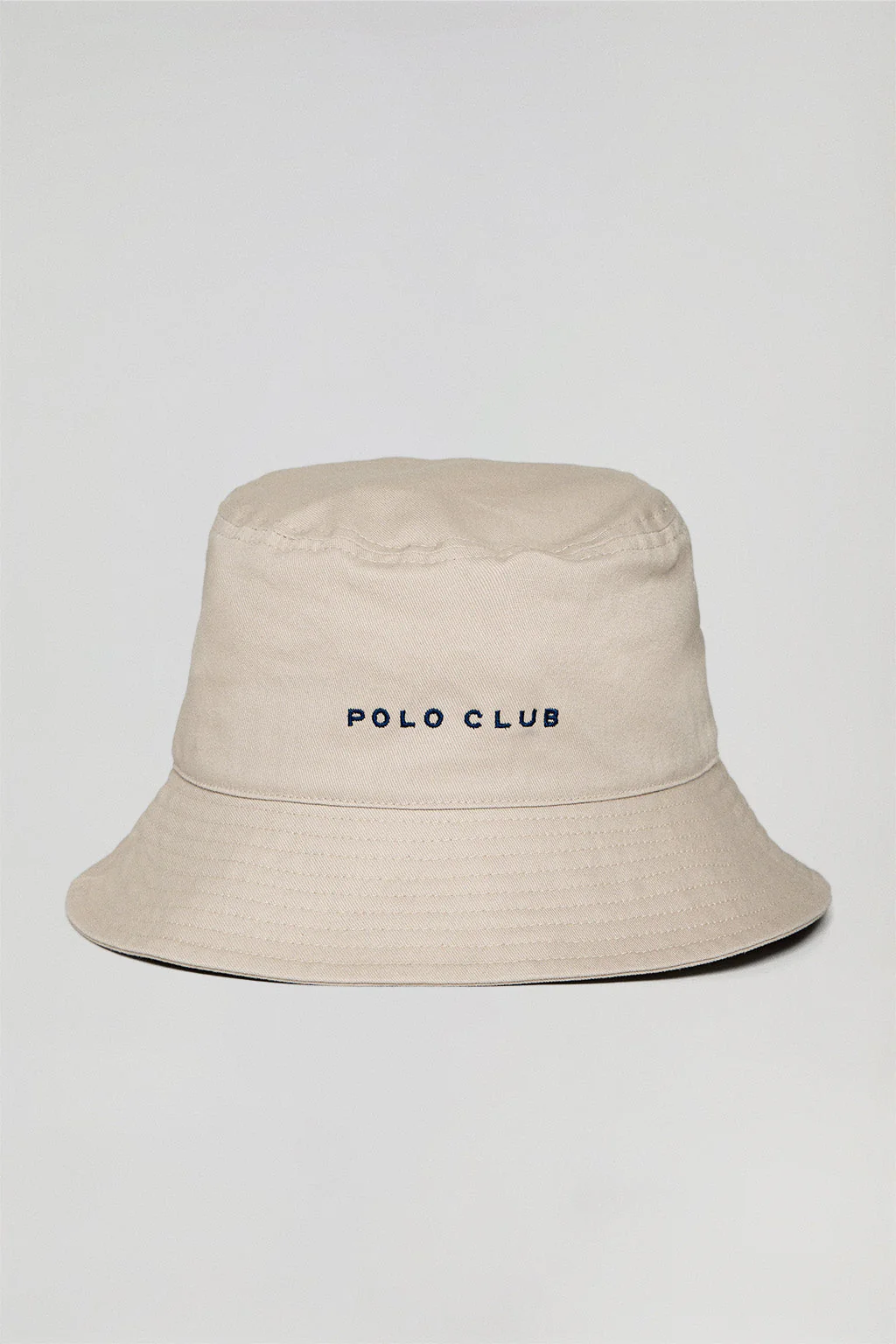 Beige bucket hat with Minimal Polo Club embroidered logo - Image 9