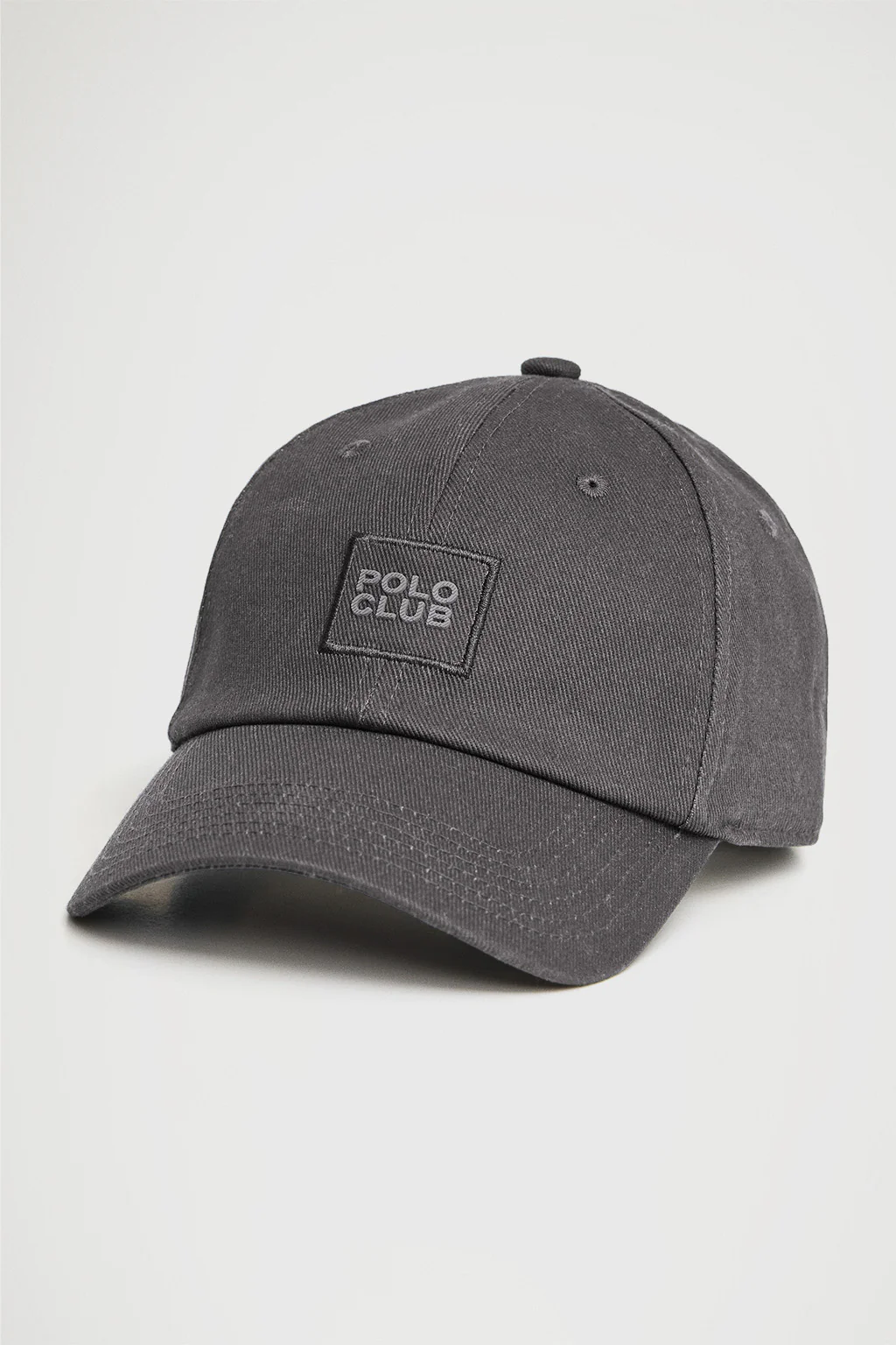 Dark-grey six-panel cap with Polo Club logo - Image 5