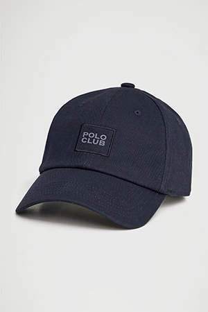 Navy-blue six-panel cap with Polo Club logo - Image 6