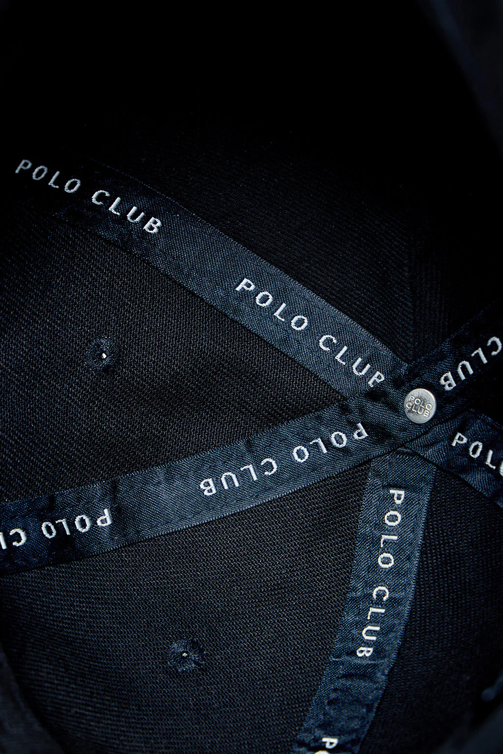 Navy-blue cap with Polo Club block rubber patch - Image 4