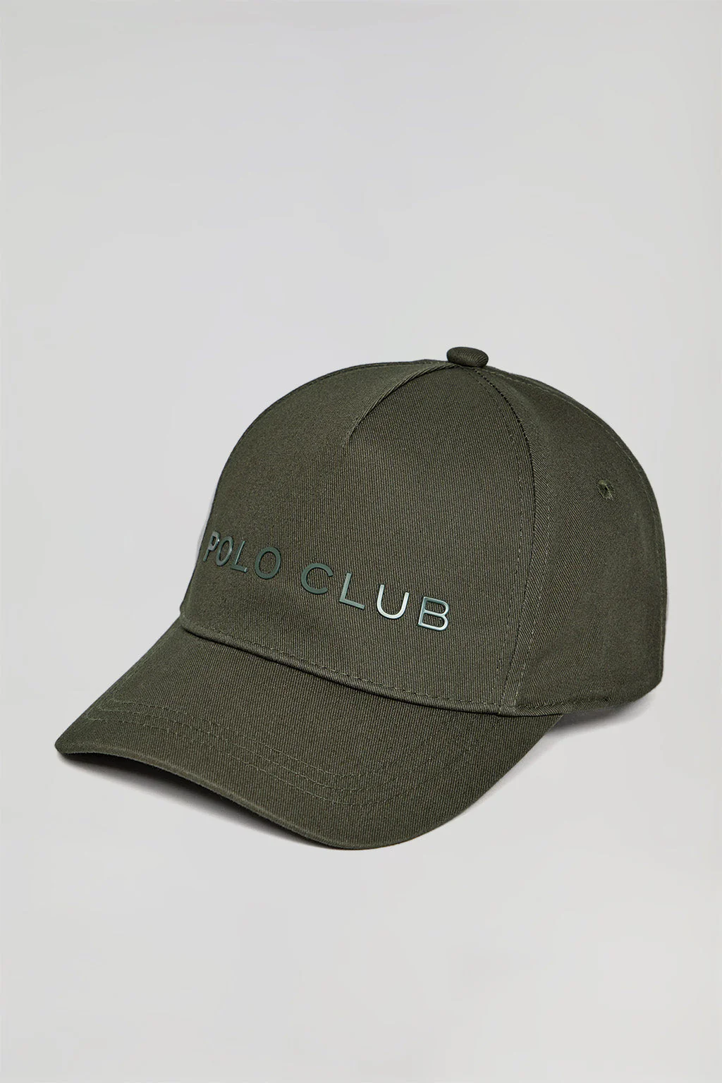 Khaki cap with rubber logo and Polo Club print - Image 6