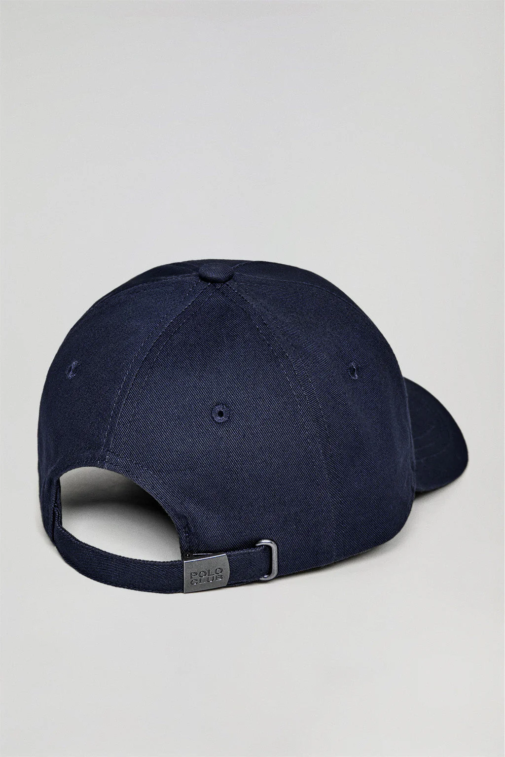 Navy-blue cap with rubber logo and Polo Club print - Image 3
