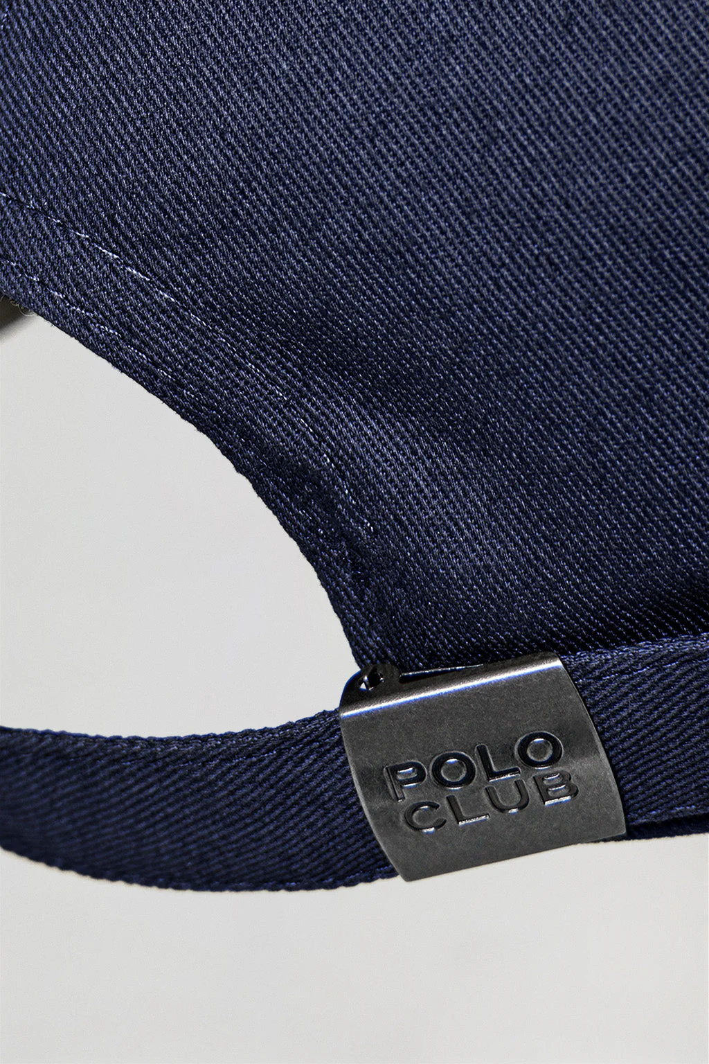 Navy-blue cap with rubber logo and Polo Club print - Image 4