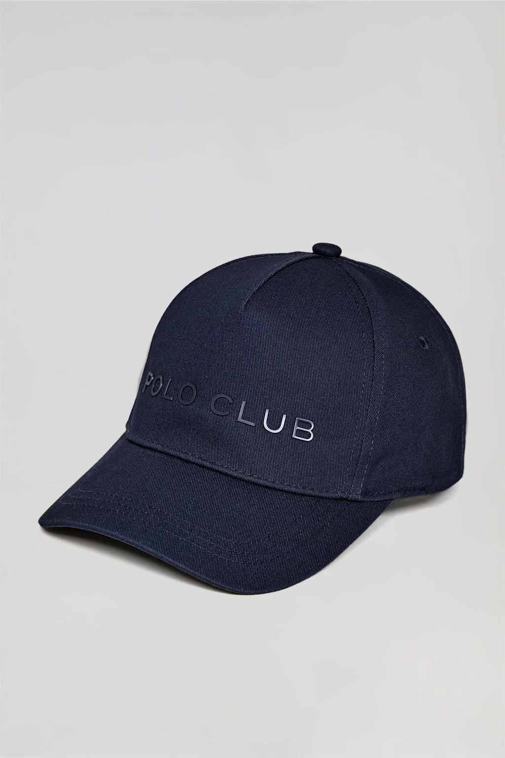 Navy-blue cap with rubber logo and Polo Club print - Image 5