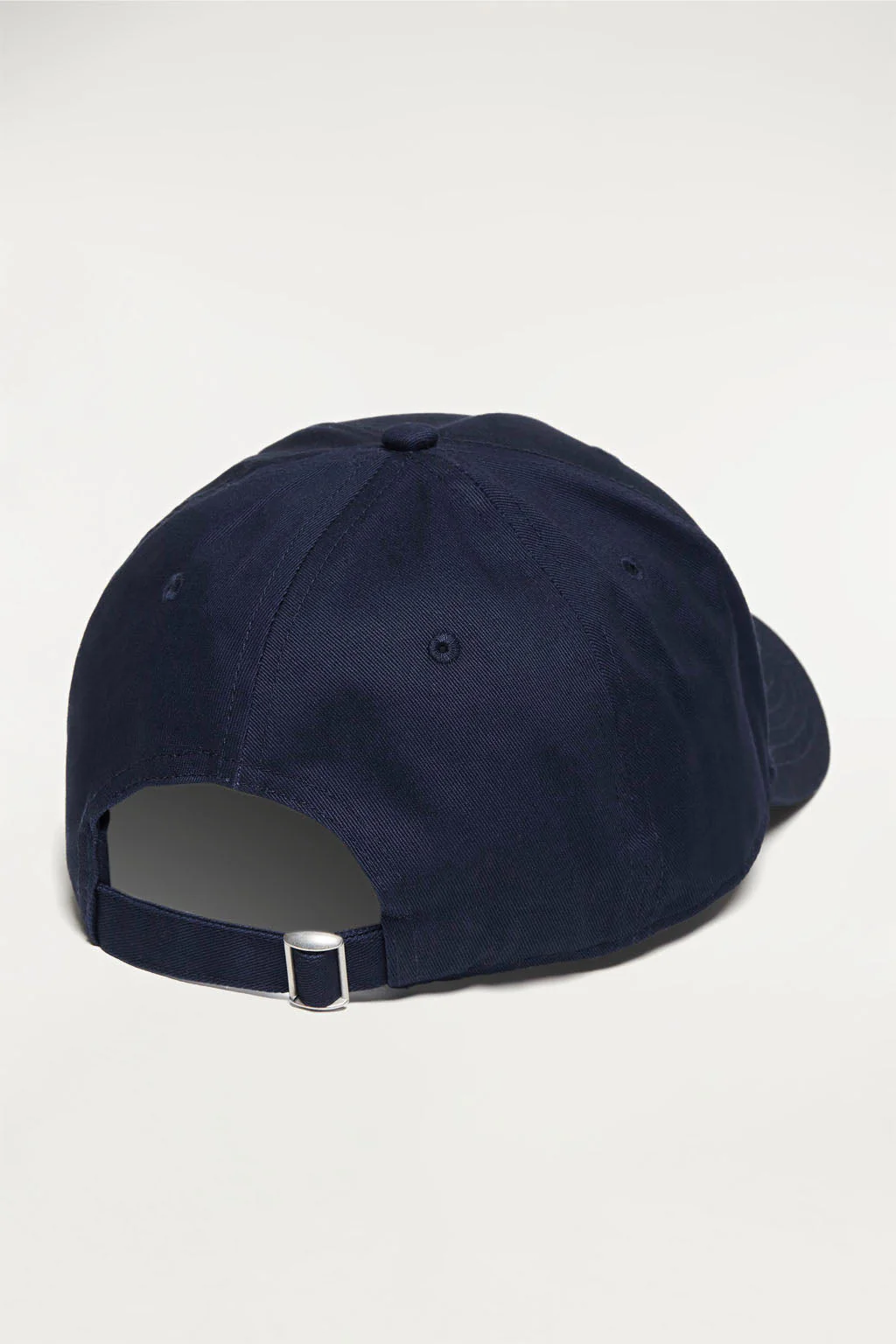 Navy-blue baseball cap with embroidered logo - Image 2