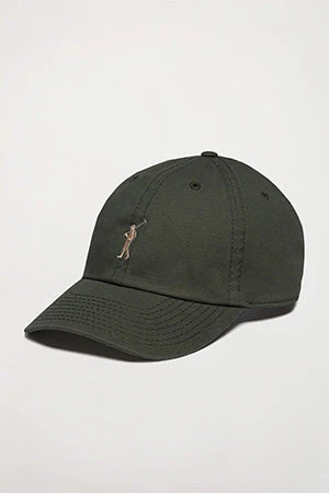 Olive-green cap with Rigby Go embroidered logo - Image 4