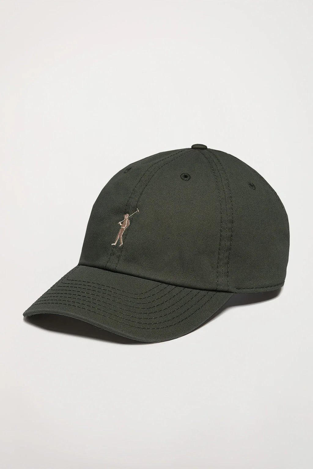 Olive-green cap with Rigby Go embroidered logo - Image 5
