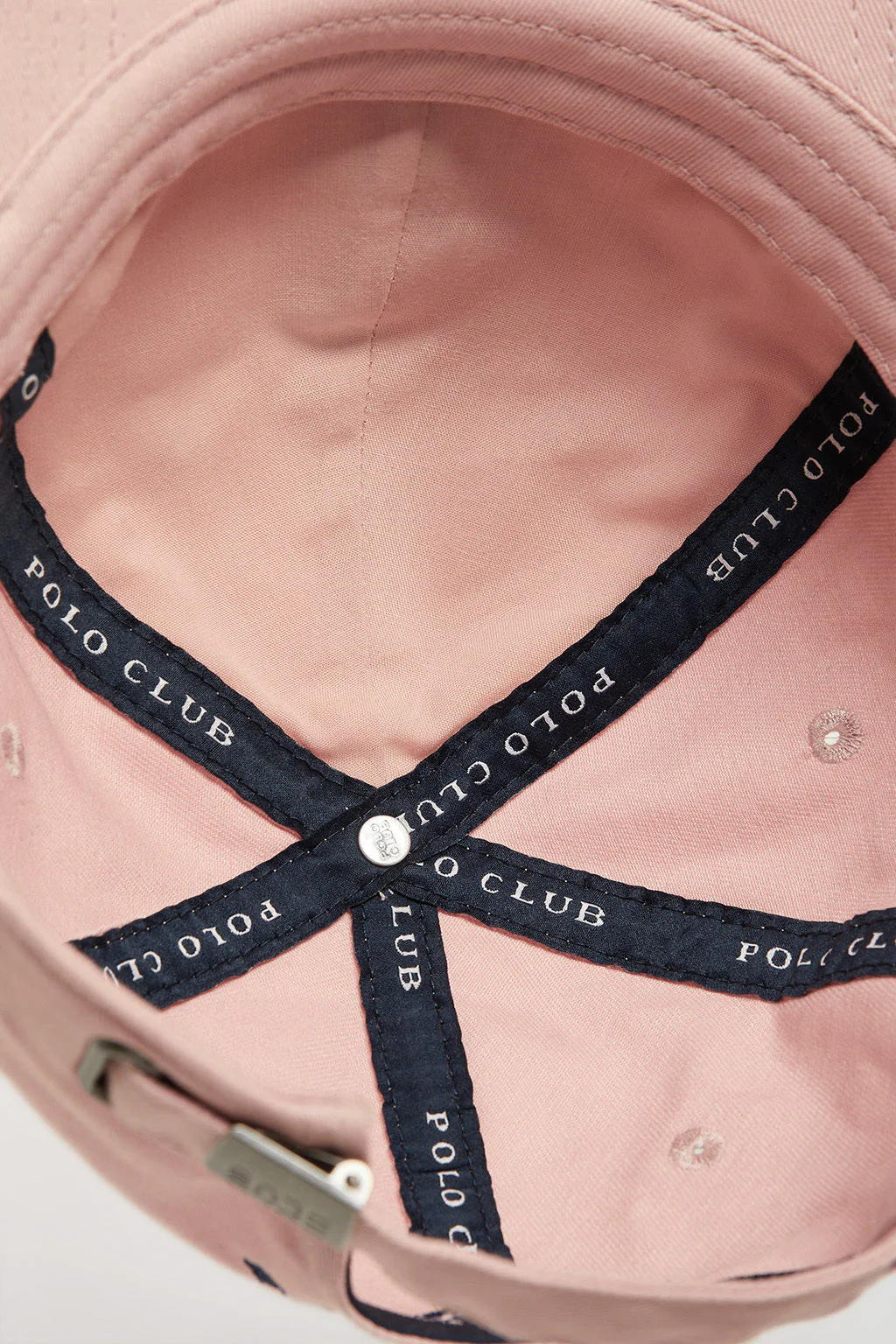 Pink cap with Rigby Go embroidered logo - Image 3
