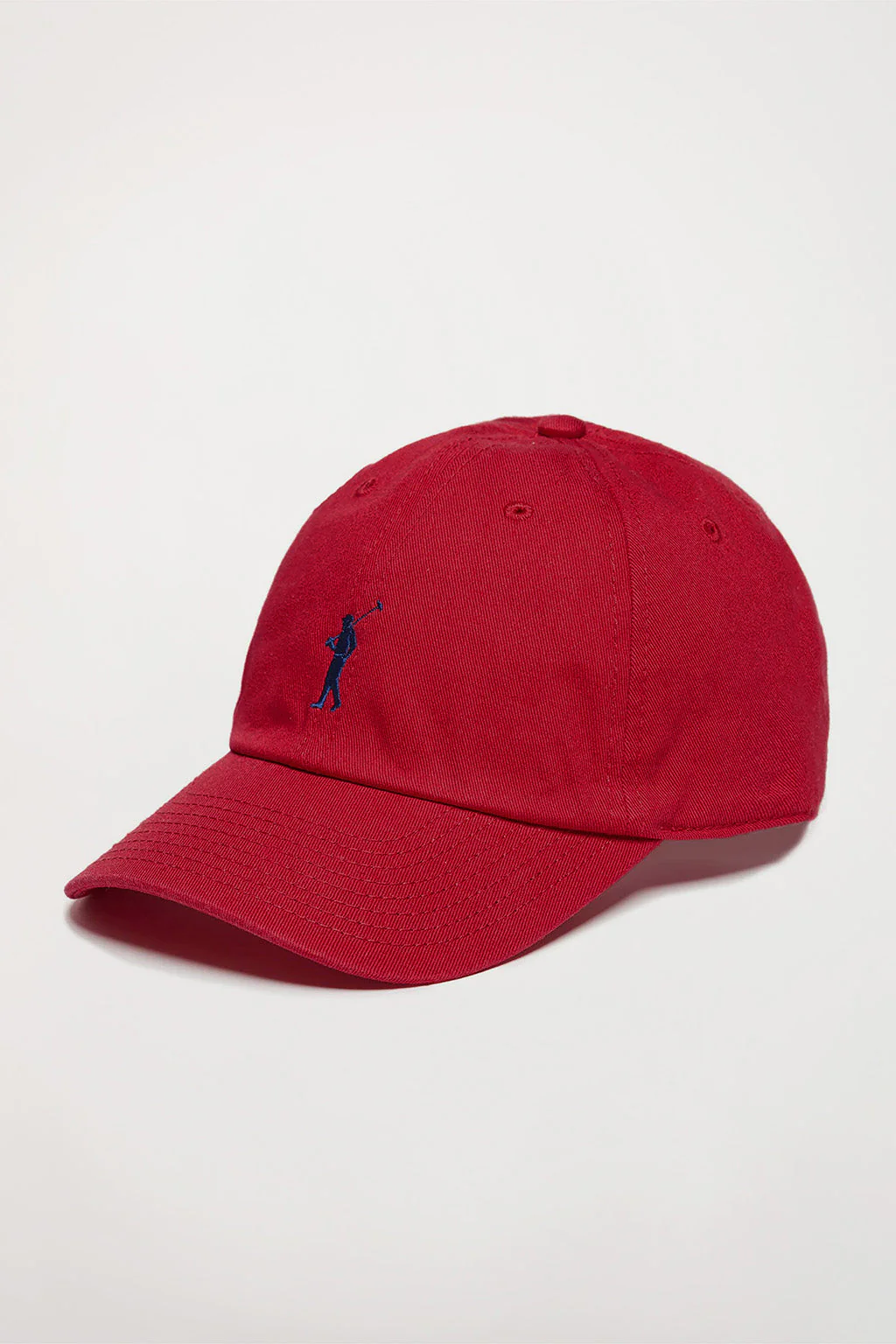 Red cap with Rigby Go embroidered logo - Image 5