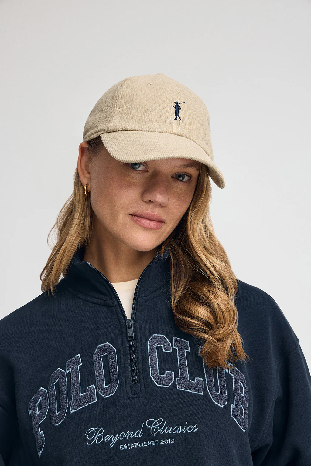 Beige cap with Polo Club details - Image 2