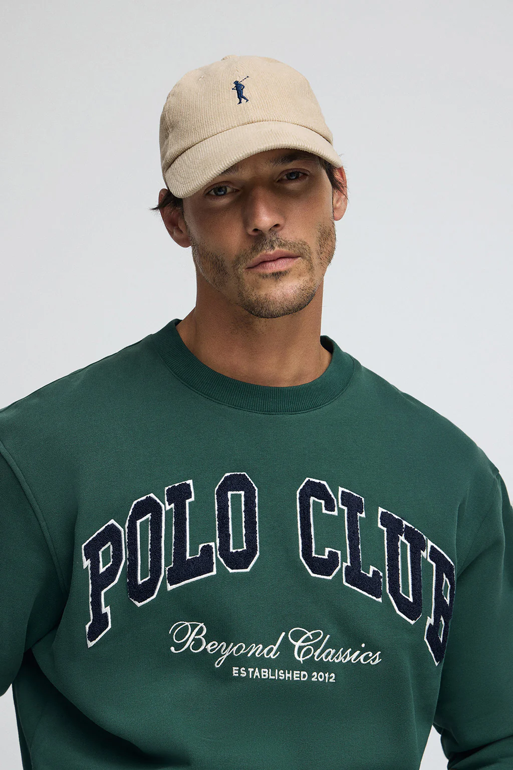 Beige cap with Polo Club details - Image 3