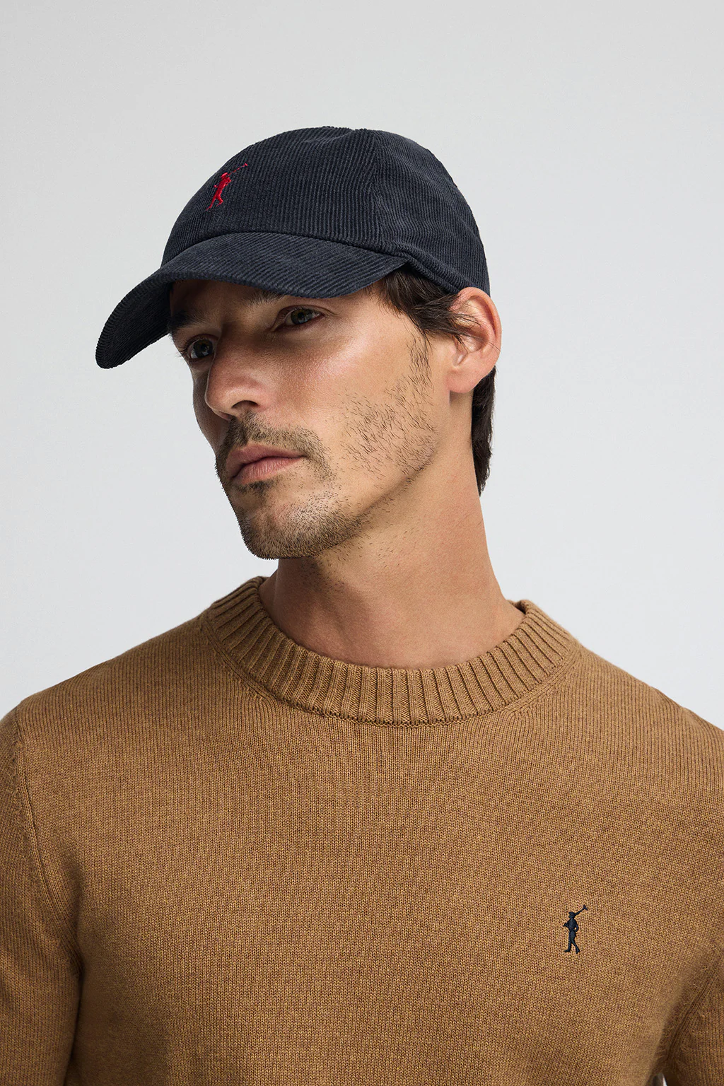 Navy-blue cap with Polo Club details - Image 3