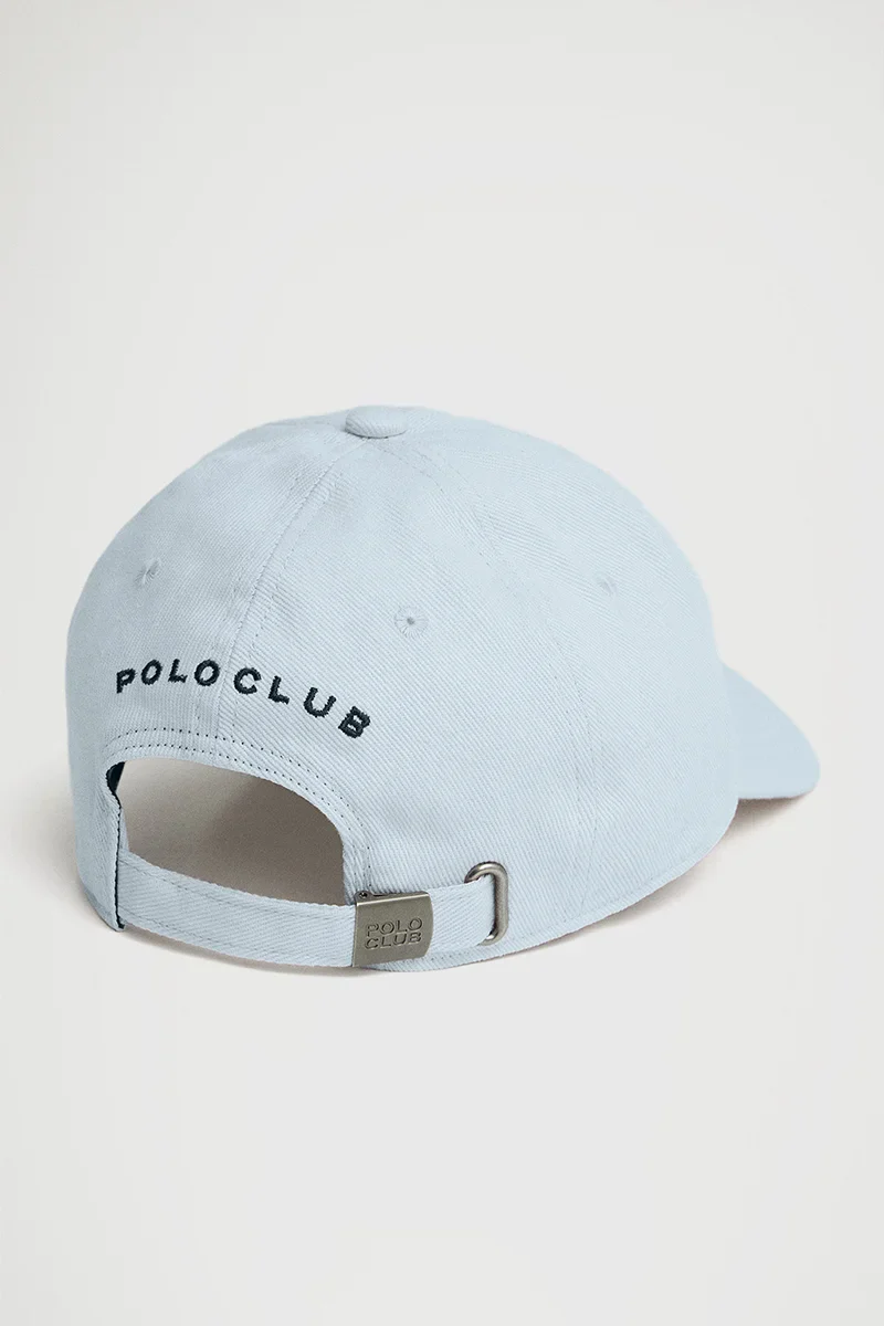 Light-blue six-panel cap with Rigby Go logo - Image 2