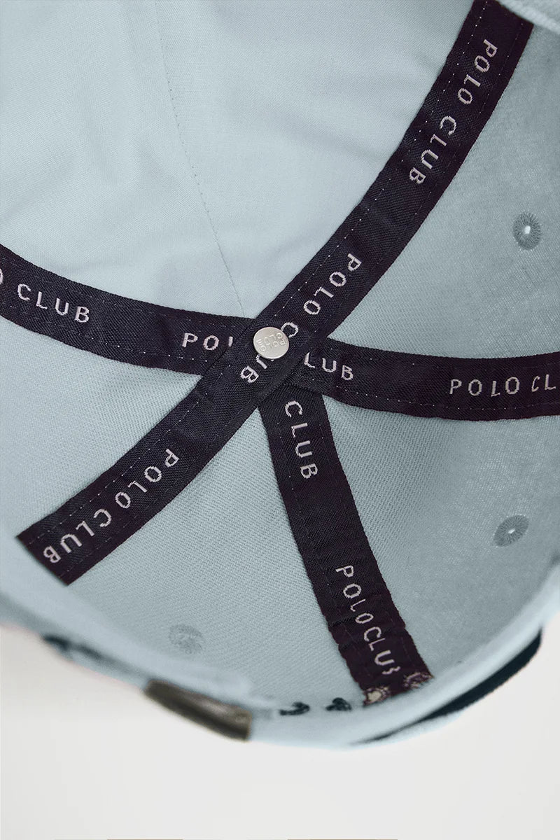 Light-blue six-panel cap with Rigby Go logo - Image 3