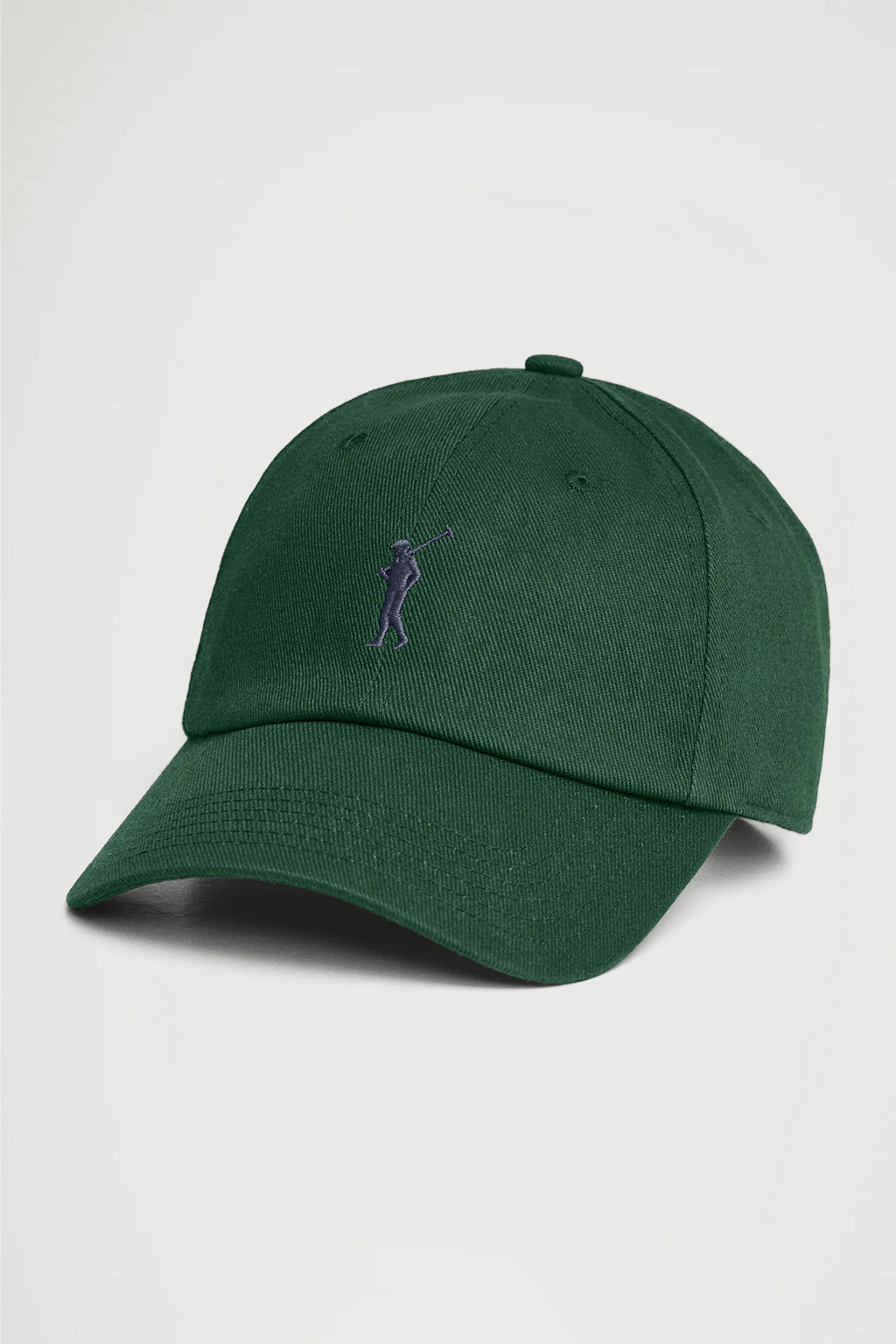 Bottle-green six-panel cap with Rigby Go logo - Image 5