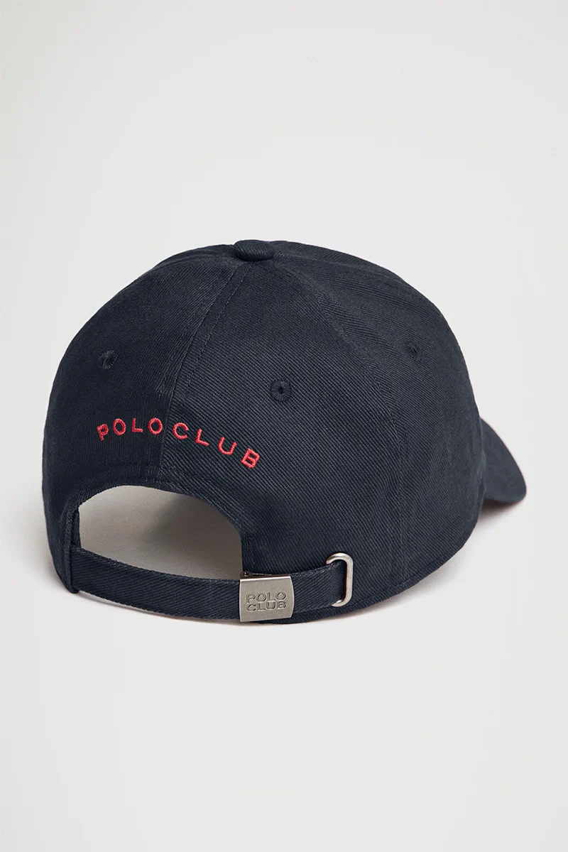 Navy-blue six-panel cap with Rigby Go logo - Image 2