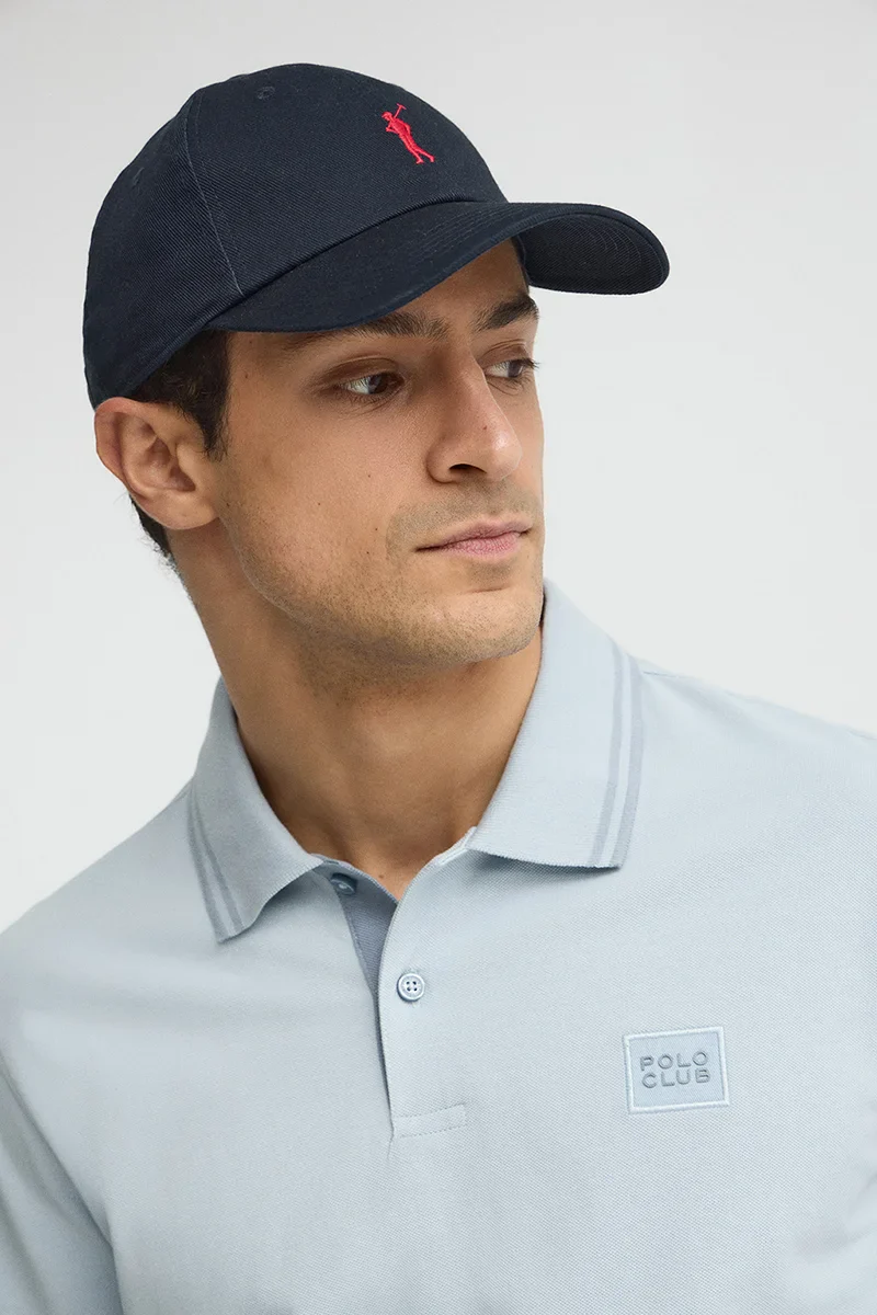 Navy-blue six-panel cap with Rigby Go logo - Image 4