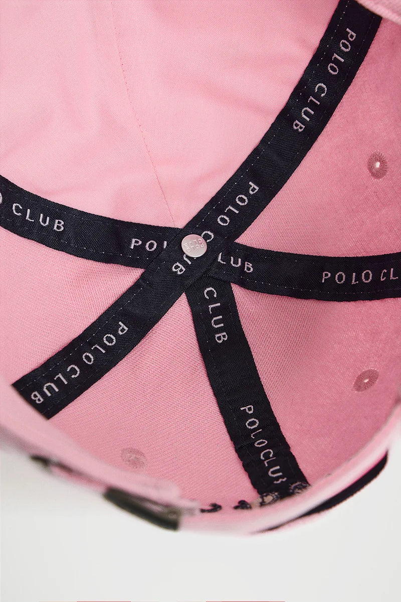 Pink six-panel cap with Rigby Go logo - Image 3