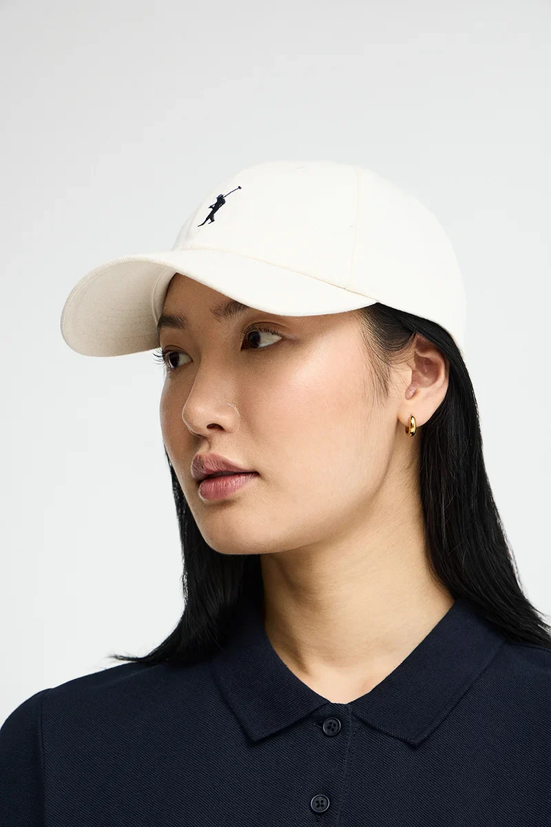 White six-panel cap with Rigby Go logo - Image 3