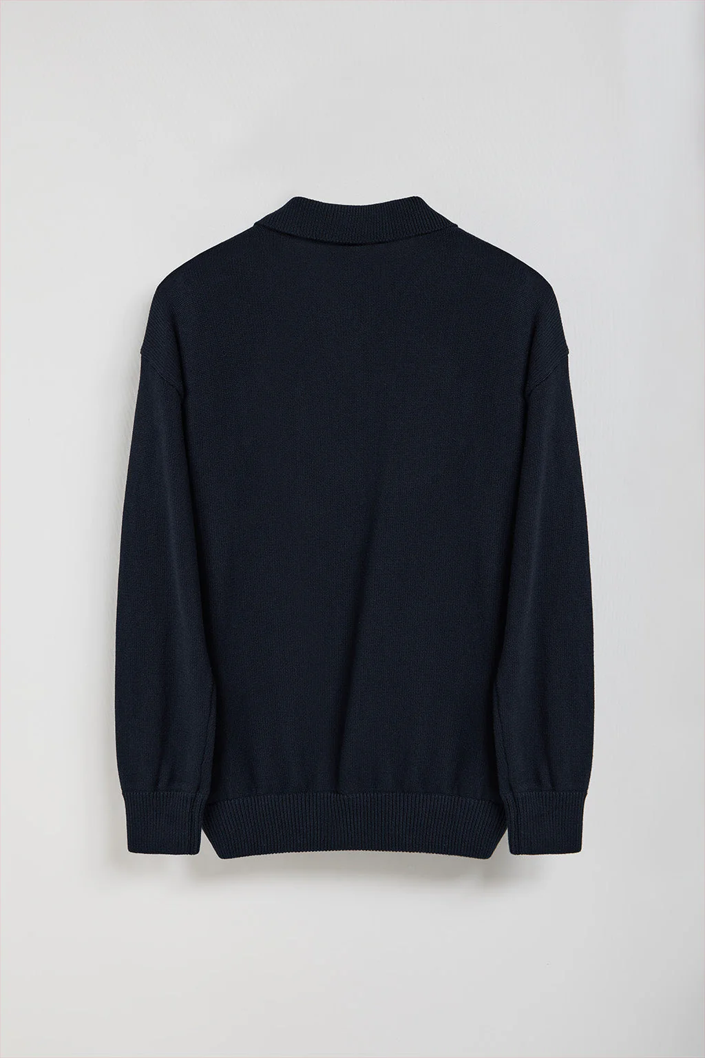 Navy-blue knit cardigan with Polo Club logo - Image 9