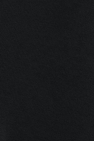 Black V-neck buttoned knit cardigan with Rigby Go logo - Image 9
