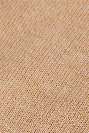 Caramel knit cardigan with buttons and embroidered Rigby Go logo - Image 9