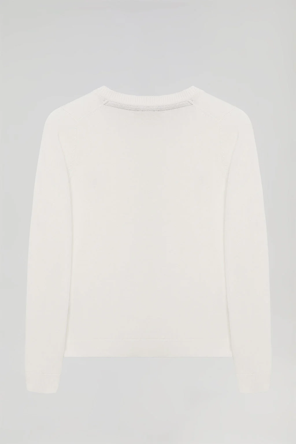 Beige knit cardigan with buttons and embroidered Rigby Go logo - Image 8